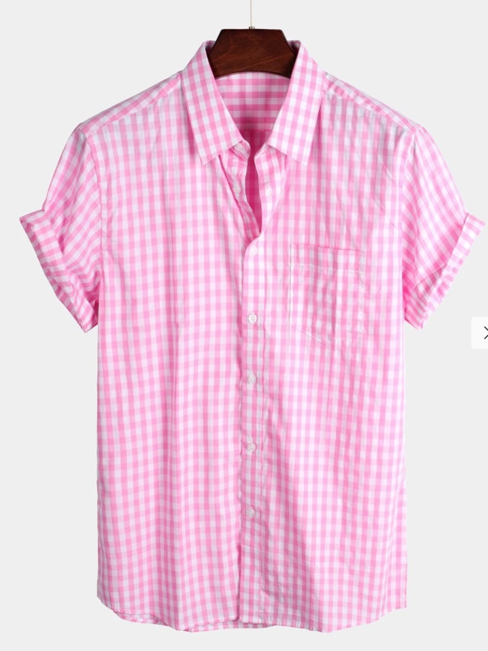 Set of 2 NEW Gingham Short Sleeve Shirts 2XL